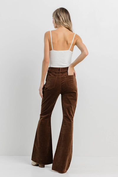 Brown Corduroy Flare