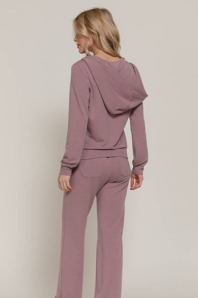 Mauve Supersoft Zip Hoodie