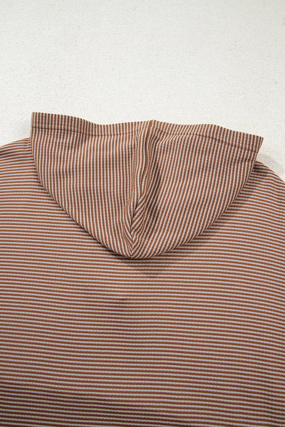 Elegant Women's Chestnut Blouse | Relaxed Fit Long Sleeve Top for Autumn | Versatile Chic Wardrobe Essential