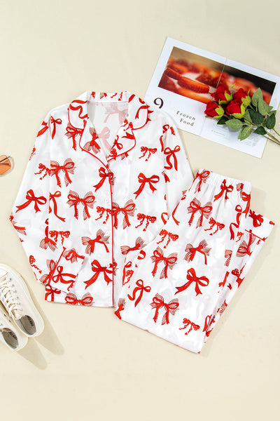 Festive Women's Holiday Pajama Set - Cozy Cotton Christmas Print, Relaxed Fit for Ultimate Comfort and Style