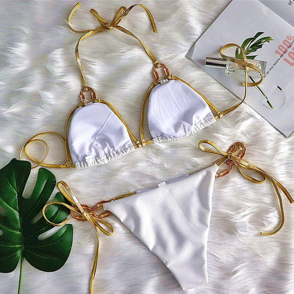 String Bikini 2 Piece Swimwear