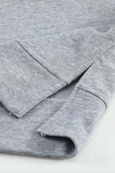 Trendy Women's Colorblock Sweatshirt with Contrast Stitching, Side Slits & Relaxed Fit for Everyday Comfort