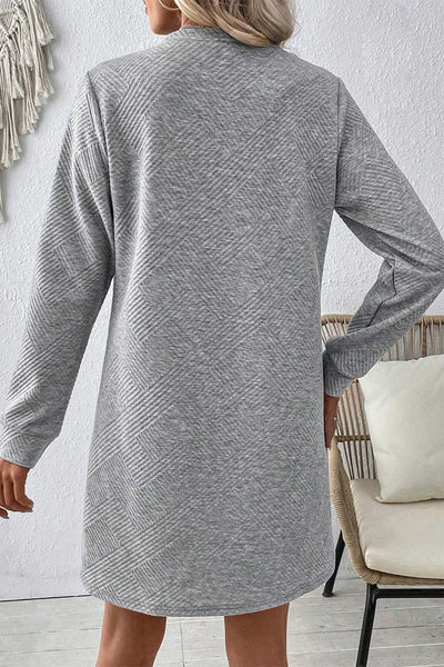Casual Chic Women's Long Sleeve T-Shirt Dress in Soft Fabric Ideal for Everyday Wear and Easy Layering