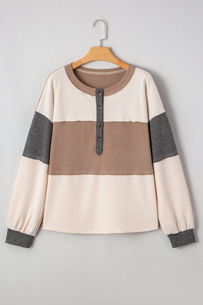 Vibrant Color Block Short Sleeve Tee for Women - Stylish Relaxed Fit Top Perfect for Casual Everyday Wear