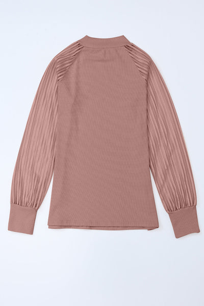 women's soft ribbed long sleeve top - easy and wearable casual or dressy fit for everyday wear made for easy styling and wardrobe coordination, with