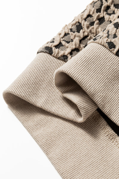Women's Casual Leopard Print Long Sleeve Blouse - Comfortable & Stylish Top for Everyday Fashion
