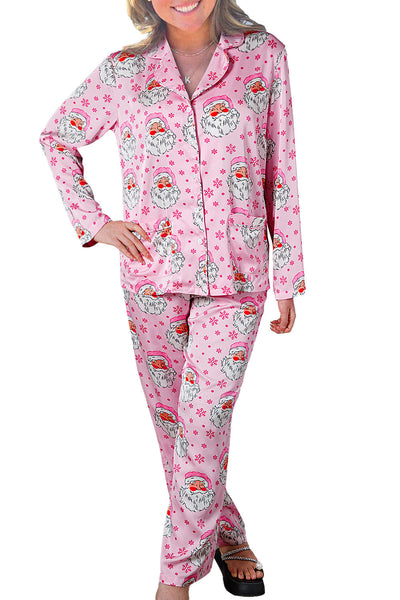 Festive Women's Cozy Christmas Pajama Set - Red and Green Holiday PJs with Relaxed Fit for Ultimate Comfort and Cheer