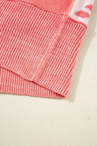 Festive Women's Cozy Red Christmas Sweater - Relaxed Fit Holiday Knitwear with Fun Seasonal Designs