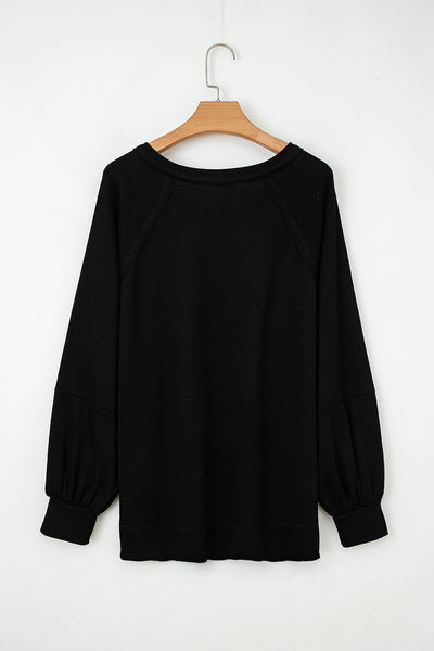Cozy Women's Textured Knit Top - Casual Chic Style in Soft Fabric, Ideal for Everyday Layering and Comfort