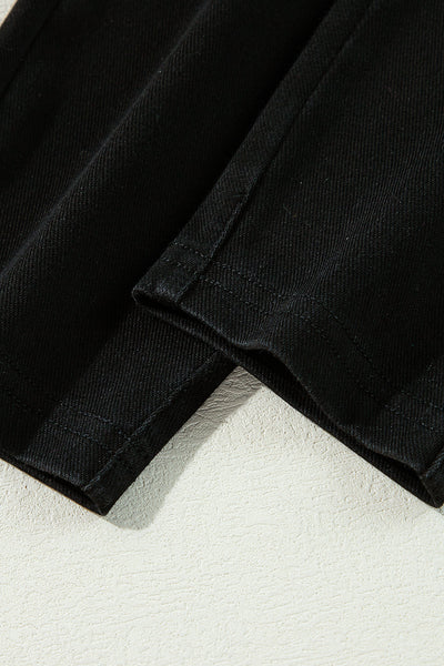 Stylish Women's Black High Waist Slim Fit Jeggings - Comfortable Stretch Fabric for Effortless Casual Looks