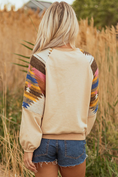 Cozy Women's Soft Cotton Blend Raglan Sweatshirt - Stylish Casual Fit for Everyday Wear and Leisure Activities