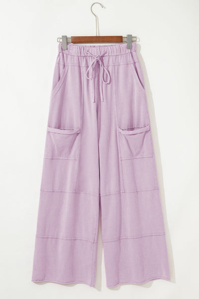 Chic Olive Green Wide Leg Cargo Pants for Women - Stylish & Comfortable Utility Trousers Perfect for Everyday Wear
