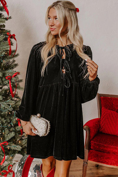 Chic Burgundy Velvet Mini Dress for Women - Elegant Party Style with Flattering Fit and Luxurious Soft Texture