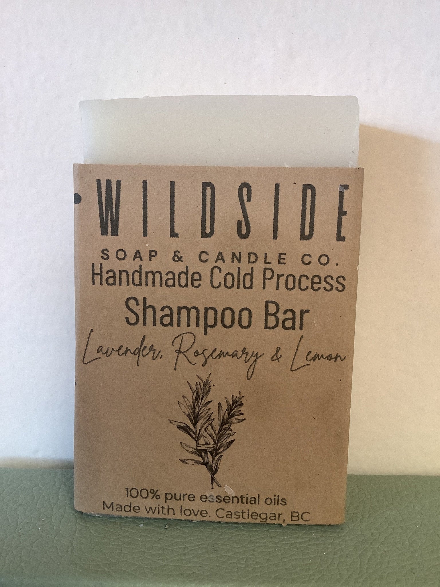 Wildside Lavender, Rosemary and Lemon Shampoo Bar