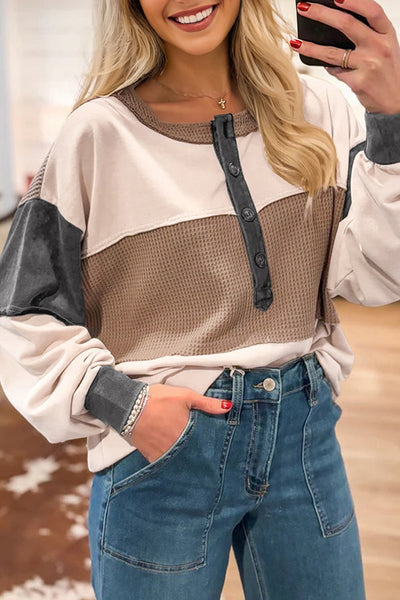 Vibrant Color Block Short Sleeve Tee for Women - Stylish Relaxed Fit Top Perfect for Casual Everyday Wear