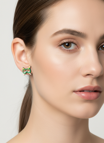 Ski Boot + Google Stud Earring- Sick Chick (Revelstoke, BC)