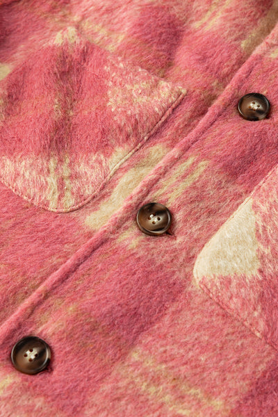 Warm Plaid Jacket for Cold Weather