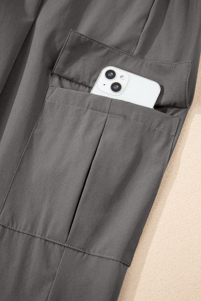 Trendy Olive Green Women's Cargo Jogger Pants - Comfortable, Stylish Fit with Utility Pockets for Casual Chic Looks
