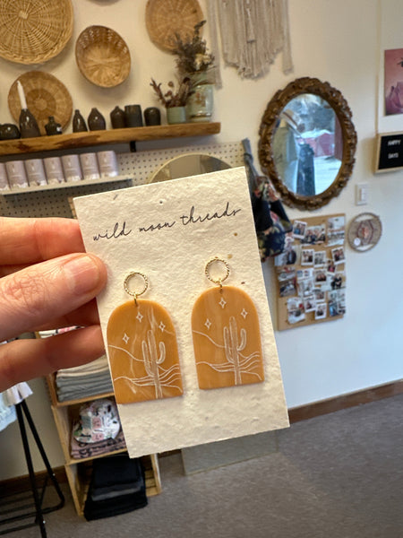 Wildmoon Threads Desert Night Earrings