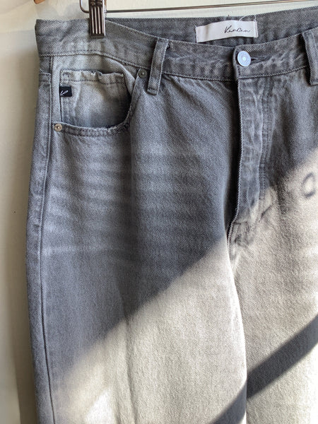 Kancan Wide Leg Grey Denim