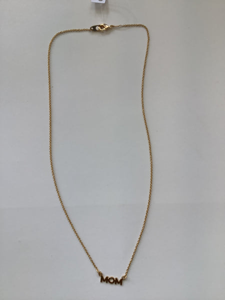 MOM Gold Pendant Necklace- Standout Boutique (Vancouver, BC)