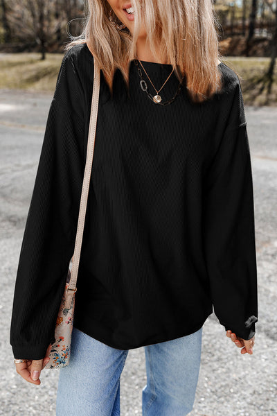 Cozy Women's Crew Neck Sweatshirt in Soft Cotton Blend - Casual Style for Everyday Comfort and Versatile Outfits