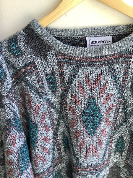 Vintage Jantzen Knit Sweater - Made in Canada