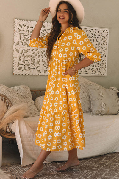 Floral Boho Maxi Dress for Women - Stylish Sleeveless Summer Gown with Comfortable Fit and Elegant Print