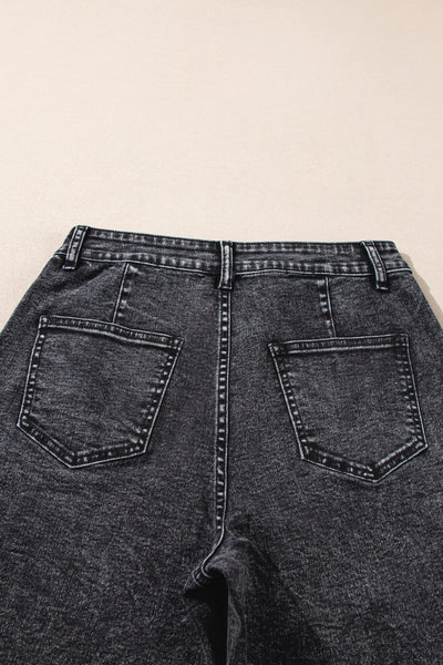 Classic Blue Women's Loose Fit Straight Leg Jeans - Comfortable Denim for Effortless Everyday Style and Versatile Looks