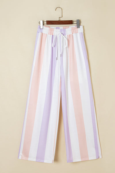 Women's Casual Striped Loose-Fit Pants - Soft, Comfortable Trousers for Effortless Everyday Style