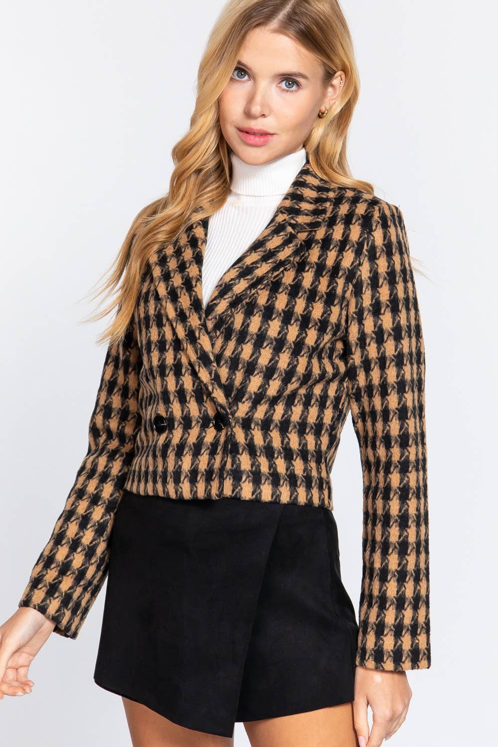 Camden Houndstooth Blazer