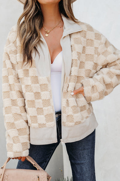 Trendy Women's Plaid Jacket - Stylish Layer for Fall & Winter in Classic Colors, Perfect for Cozy Casual Outfits