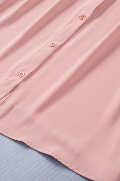 Women's Solid Long-sleeved Lapel Shirt in Blouses & Shirts