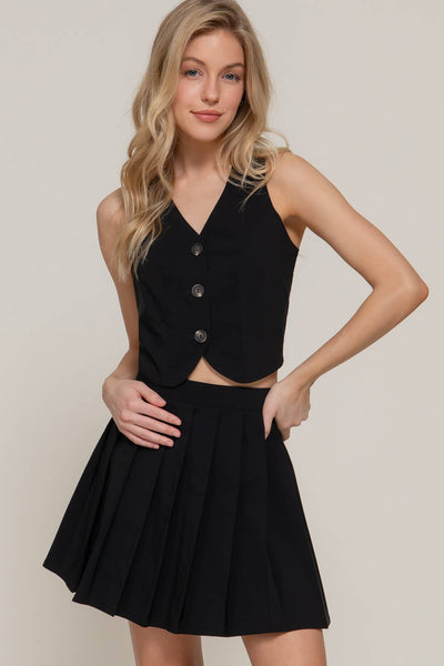 Sahara V-Neck Button Down Vest