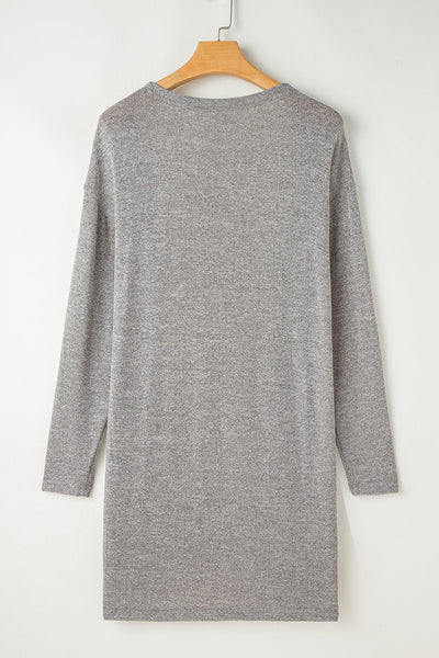 Stylish Women's Lightweight High Rise Open Front Cardigan in Solid Color - Versatile Layering Essential for All Seasons