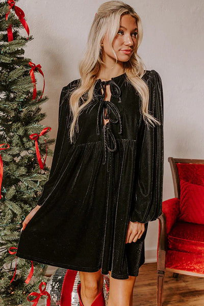 Chic Burgundy Velvet Mini Dress for Women - Elegant Party Style with Flattering Fit and Luxurious Soft Texture