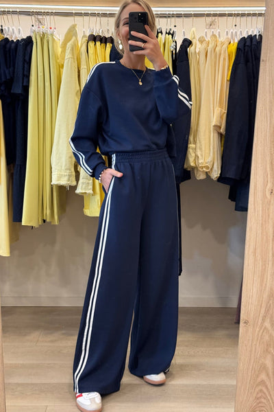 Chic Women's Cotton Blend Sweatshirt and Sweatpants Set - Cozy Casual Loungewear for Ultimate Comfort and Style