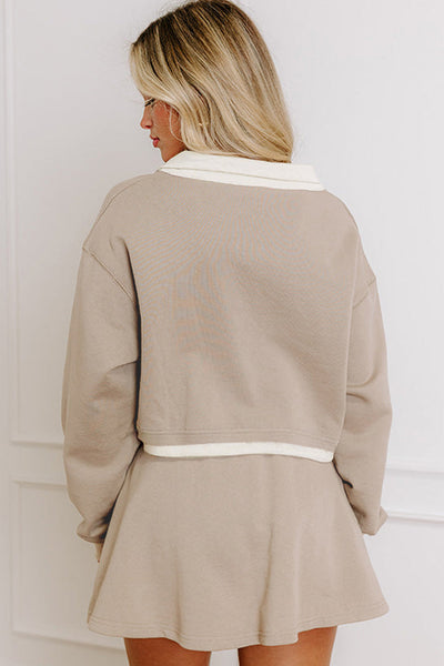 Chic Women's Color Block 2-Piece Set - Stylish Casual Outfit for Modern Comfort and Effortless Everyday Wear