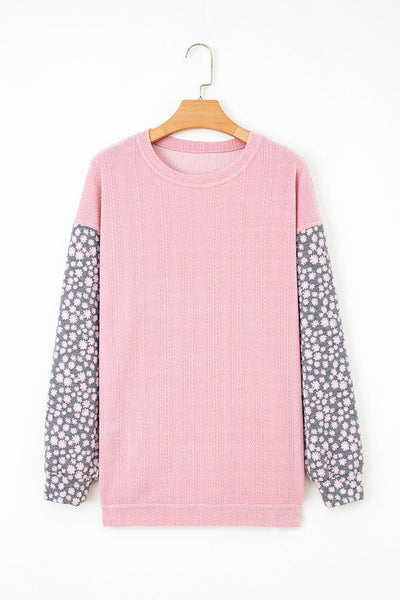 Soft Pink Women's Sweatshirt - Cozy Casual Style for Everyday Comfort and Effortless Chic Fashion
