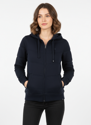 Hurley Black Zip-up Hoodie