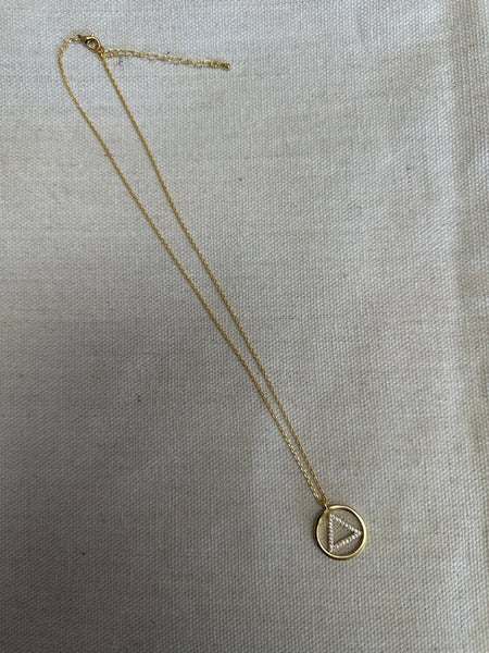 Standout Boutique Triangle Pendant Necklace