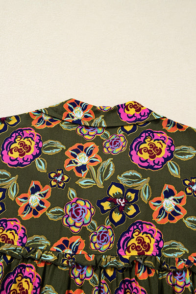 Floral Mini Dress for Women - Stylish Summer Outfit with Flattering Fit and Bright Colors Perfect for Any Occasion
