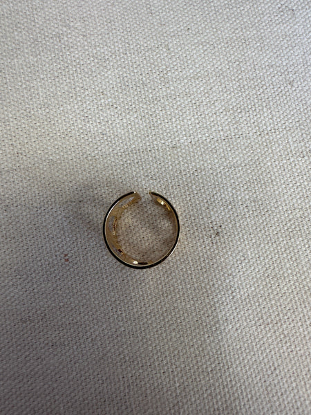 Standout Boutique 18k Gold Bond Thick Cut Out Ring