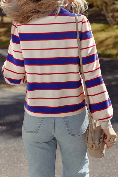 Soft Color Women's Casual Polo Sweatshirt - Comfortable Fit & Trendy Style for Effortless Everyday Wear