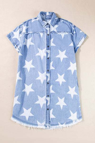 Floral Navy Blue Chiffon Party Dress with V-Neck and Ruched Details