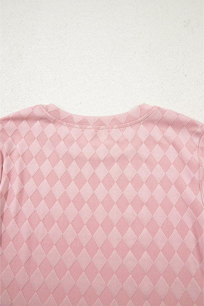 Trendy Women's Pink Casual Top - Comfortable Fit & Stylish Design for Effortless Everyday Outfits
