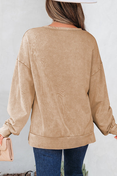Cozy Women's Big Bow Pullover Sweatshirt - Stylish Loose Fit for Casual Outings and Everyday Comfort in Soft Fabric