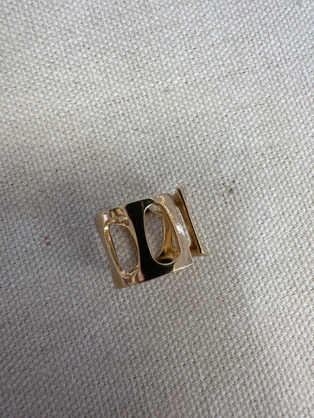 Standout Boutique 18k Gold Bond Thick Cut Out Ring