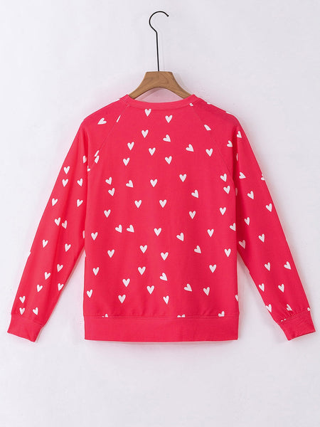 Printed V-Neck Short Sleeve T-Shirt