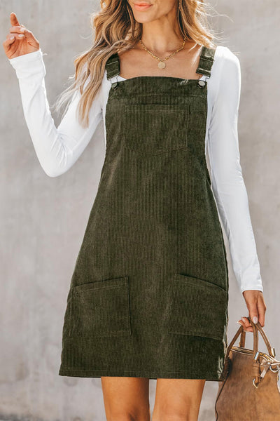 Sunflower Print Short-sleeved Slit Dress